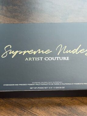 Artist Couture Supreme Nudes Palette - Black & Gold Lettering